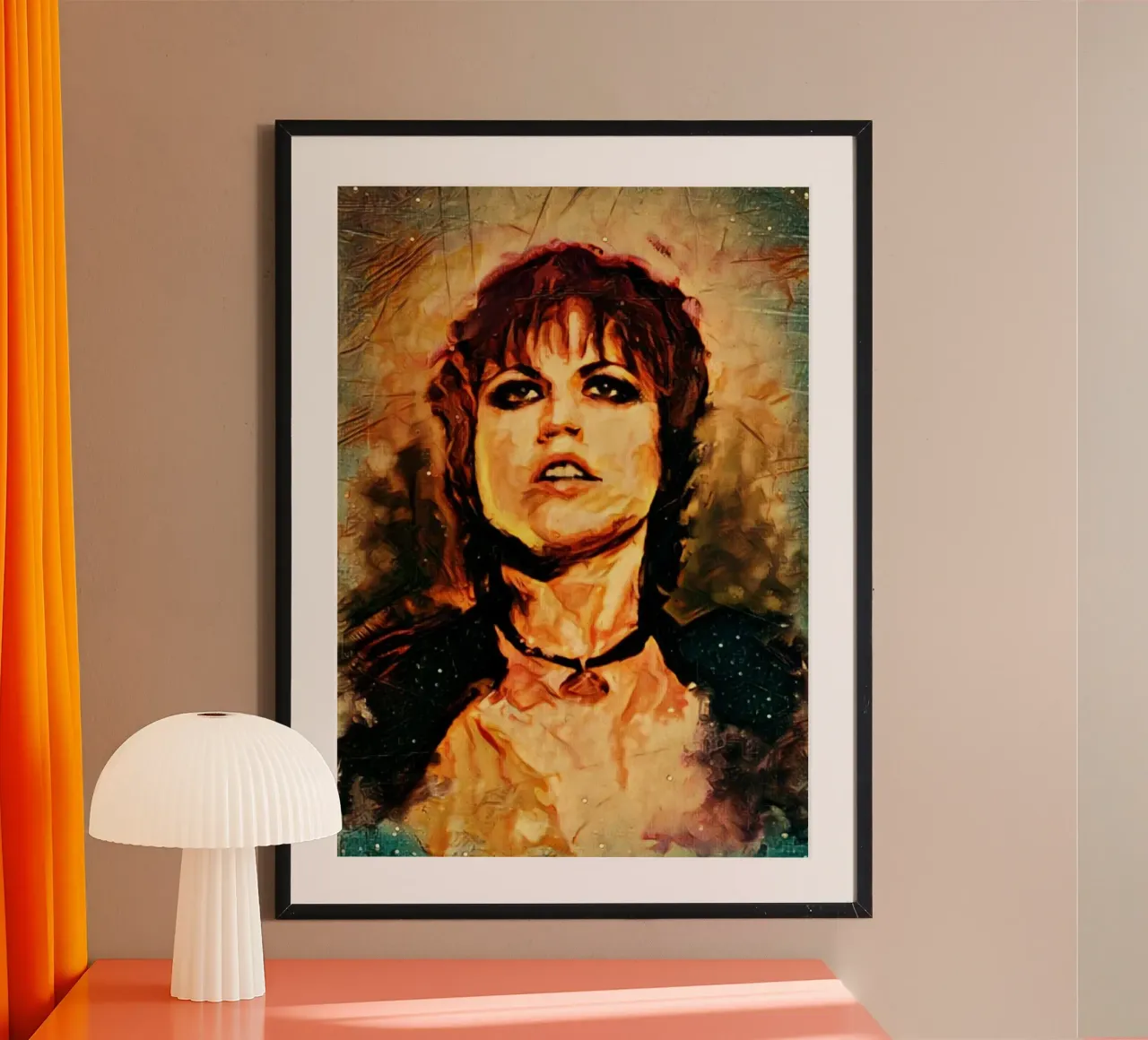 Dolores O Riordan i Cranberries carta hahnemühle da Lembayung art