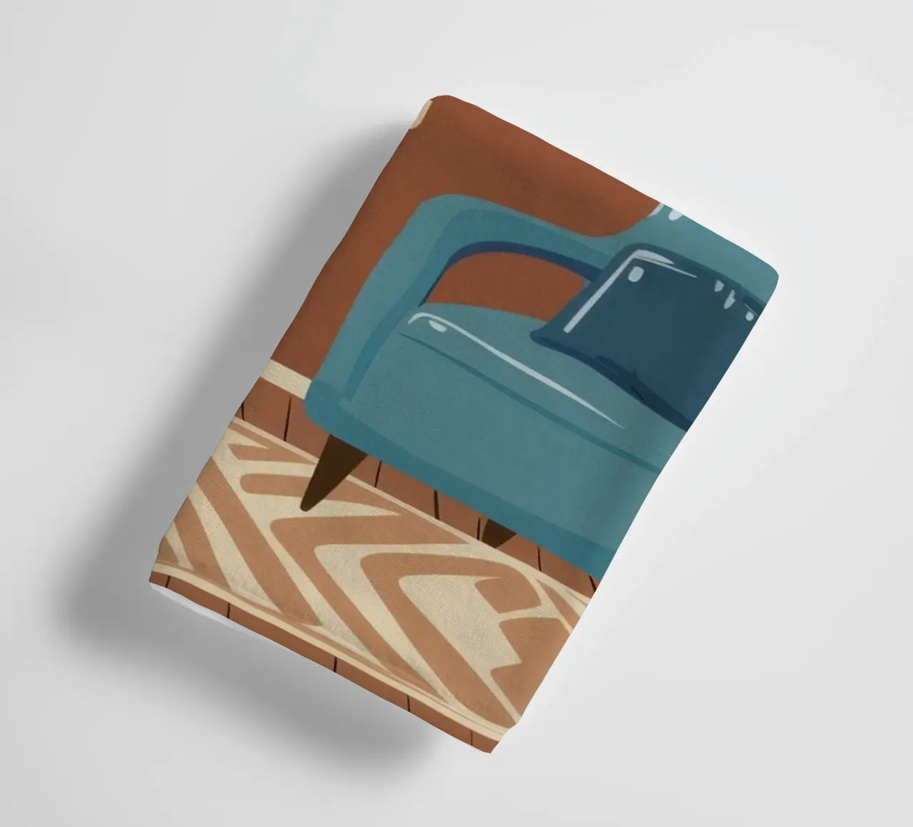Poltrona specchio blu asciugamano da bagno da Hollow Years