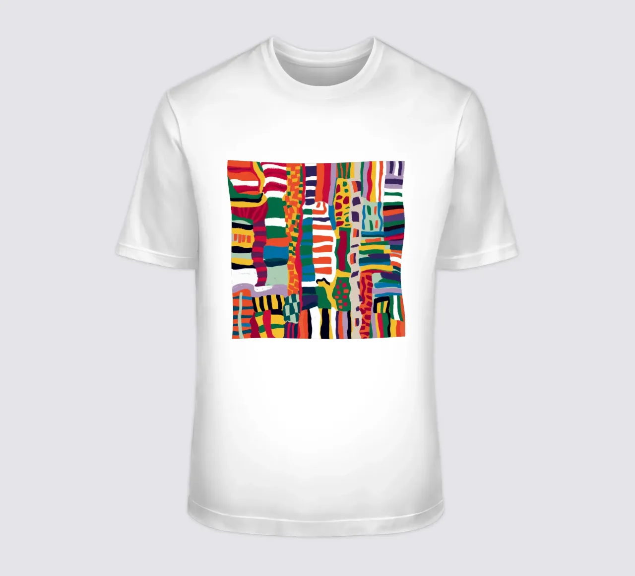 Modello di totem cromatico t-shirt da Arcane Lines