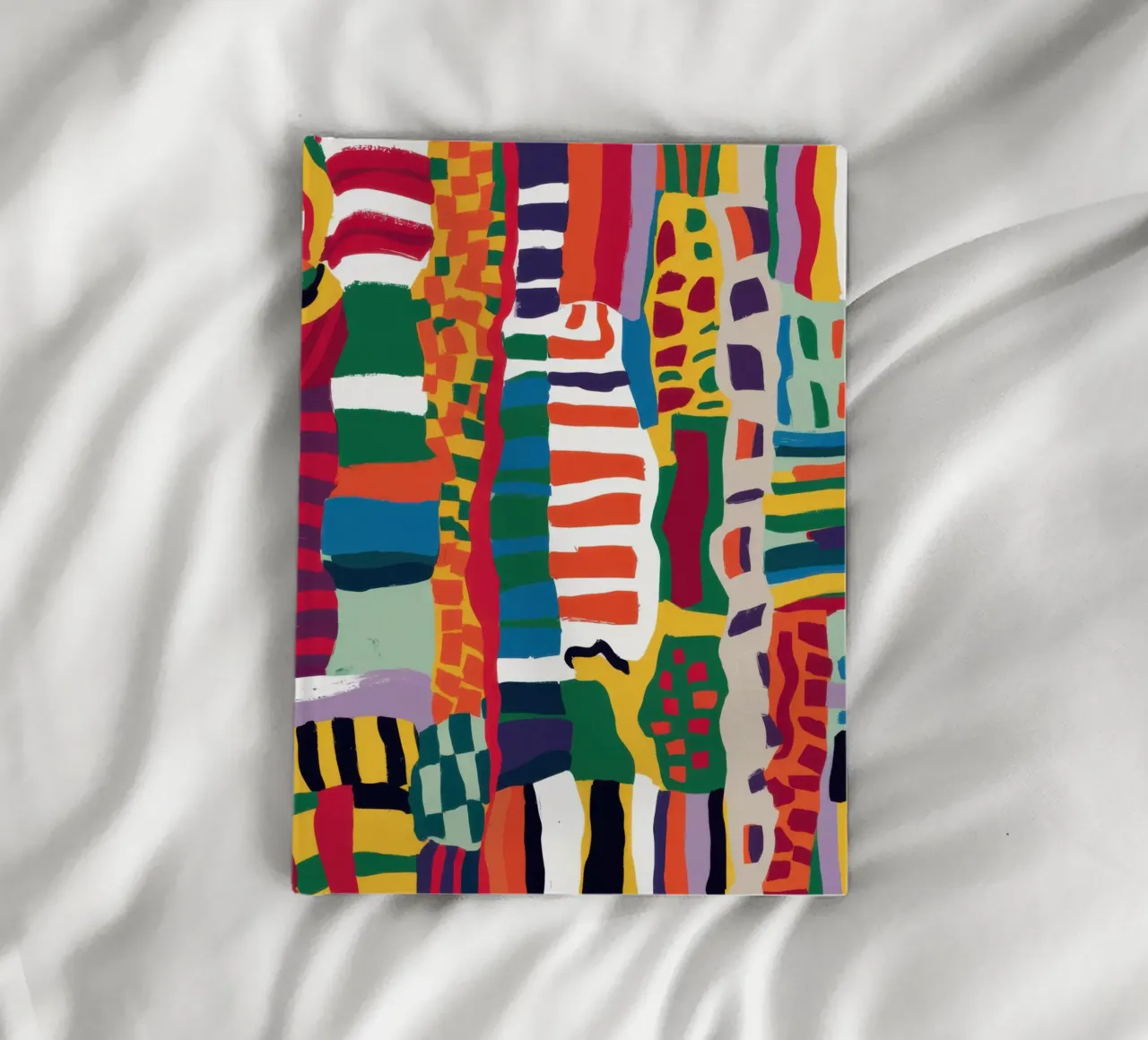 Chromatic Totem Pattern notebook by Arcane Lines