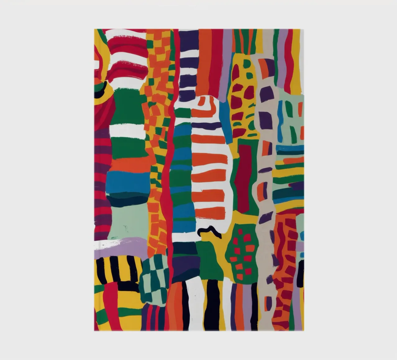 Chromatic Totem Pattern notebook by Arcane Lines