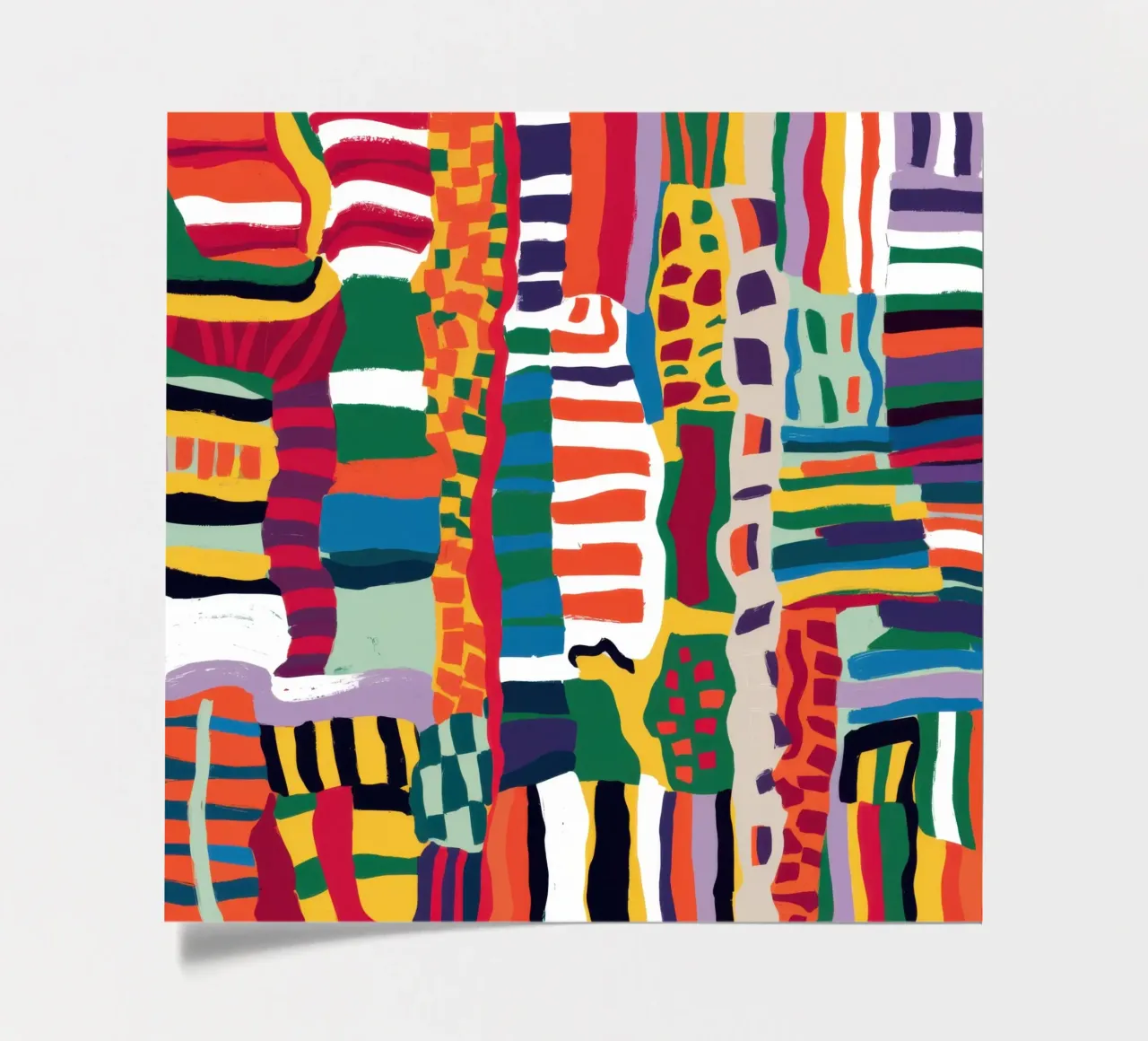 Chromatic Totem Pattern sticker sheet by Arcane Lines