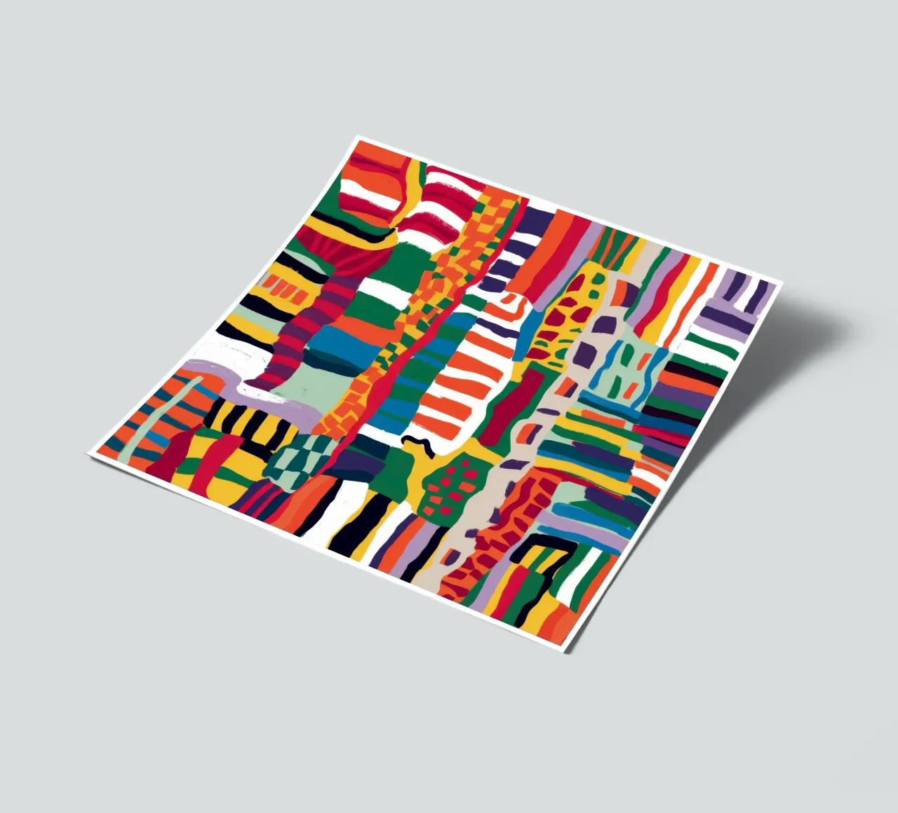Chromatic Totem Pattern sticker sheet by Arcane Lines