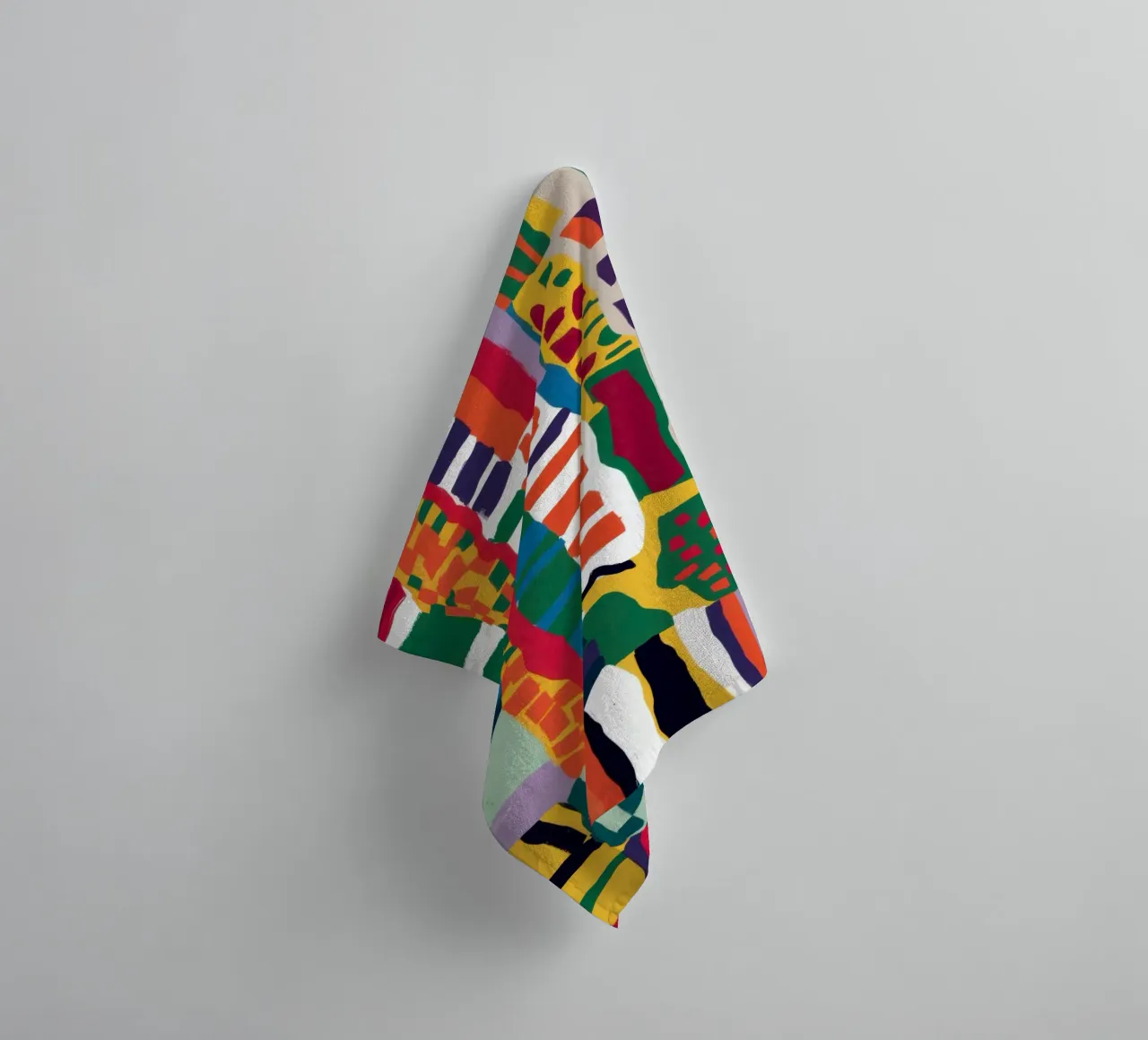 Chromatic Totem Pattern towel by Arcane Lines