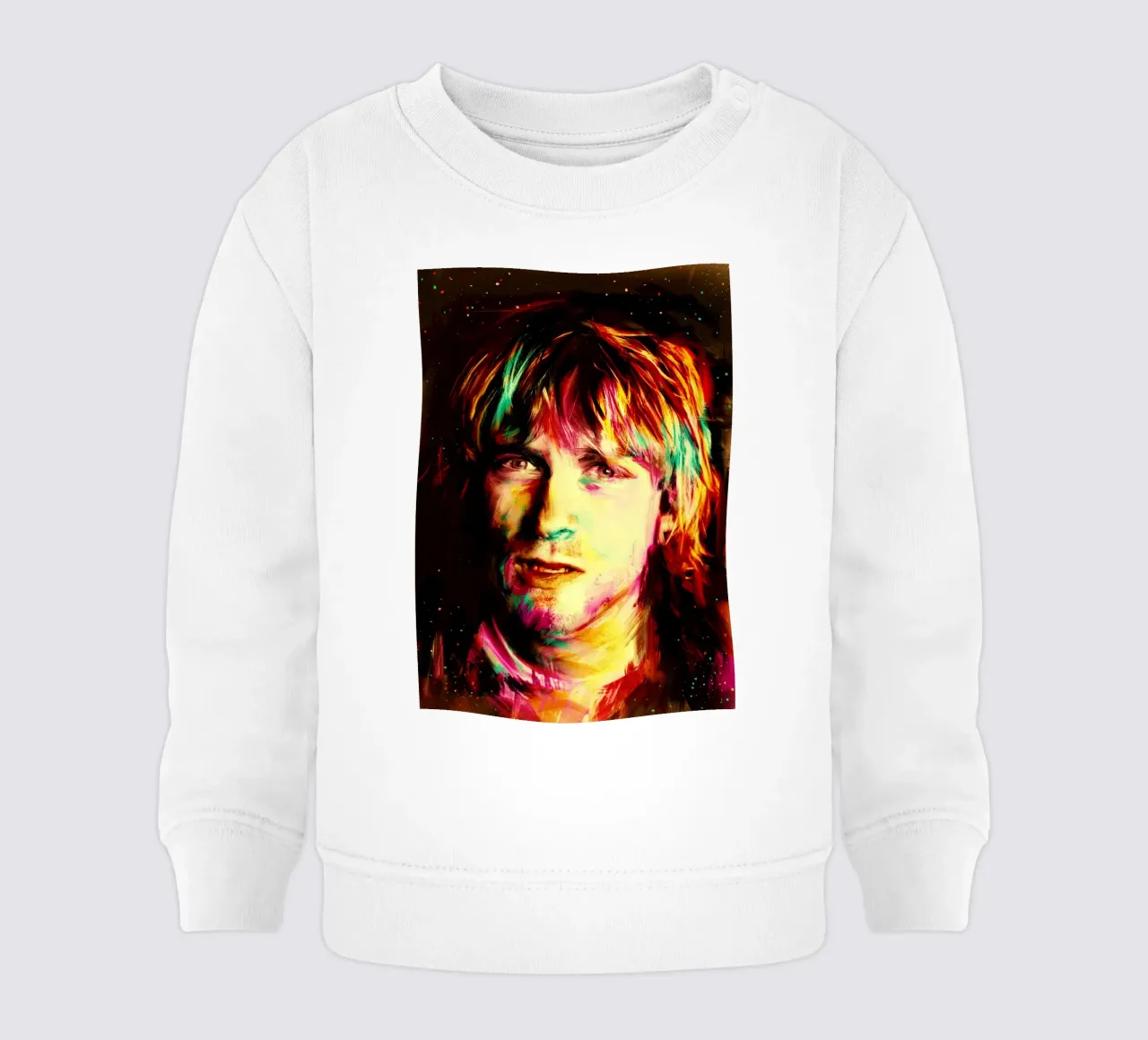 Arte di Kurt Cobain felpa neonato da Lembayung art