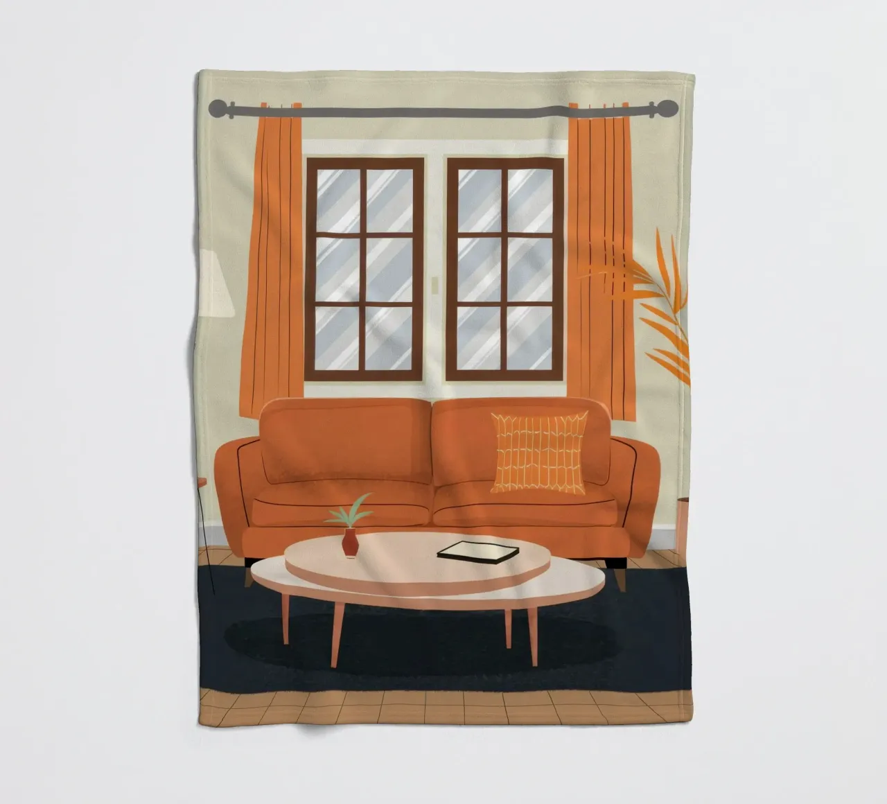 Divano illuminato dal sole Serenity coperta in pile da Hollow Years