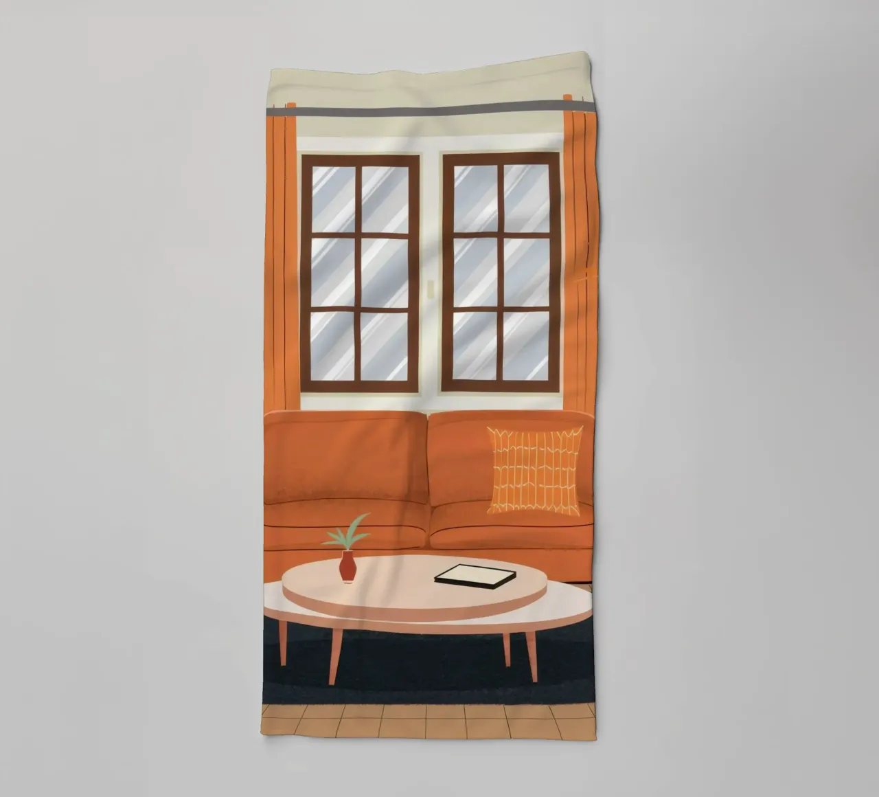 Divano illuminato dal sole Serenity asciugamano da bagno da Hollow Years