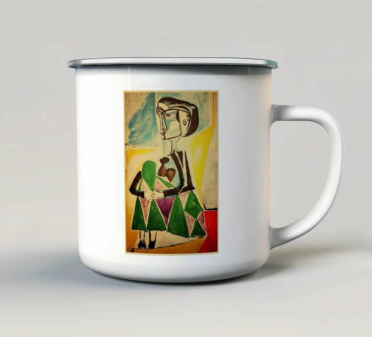 art. 7 tazza in smalto da Amber Hughes