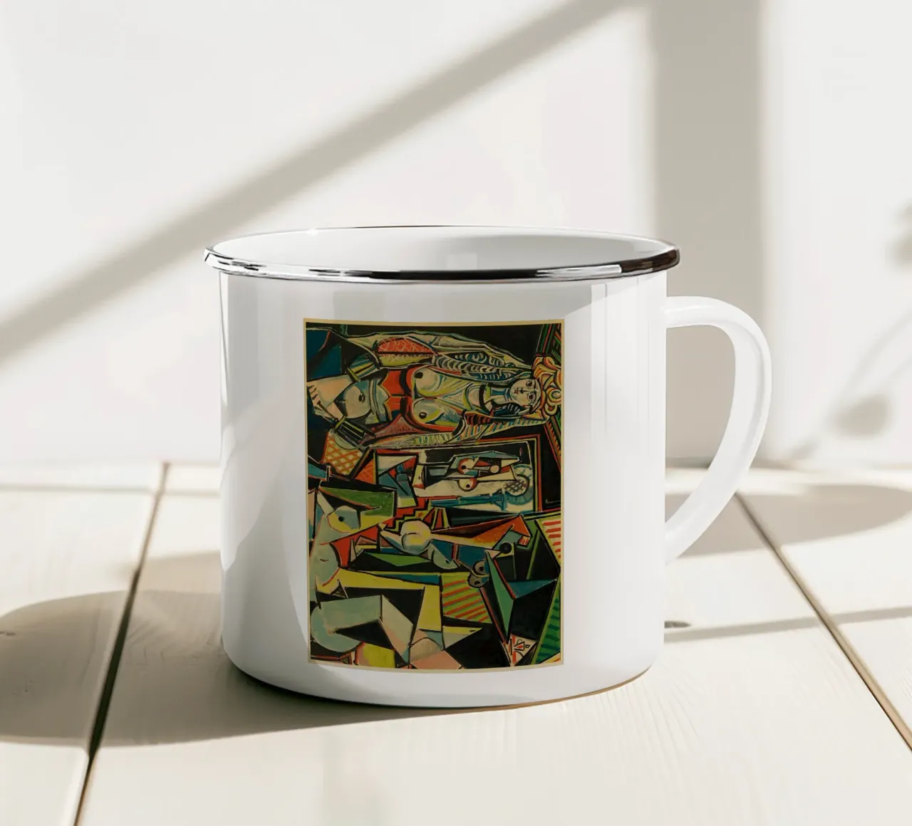 art. 10 tazza in smalto da Amber Hughes