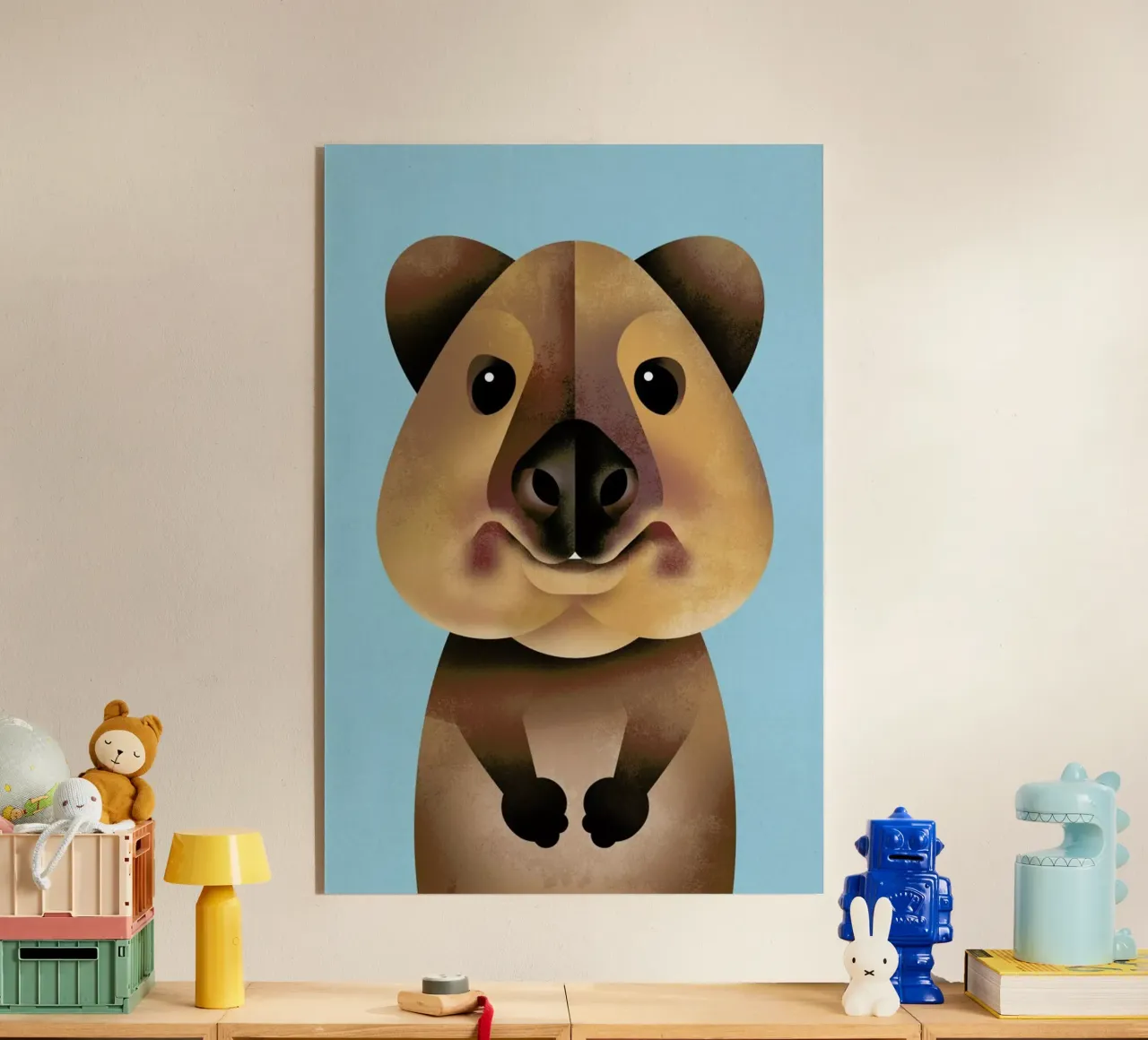 Quokka plexiglass da Dieter Braun