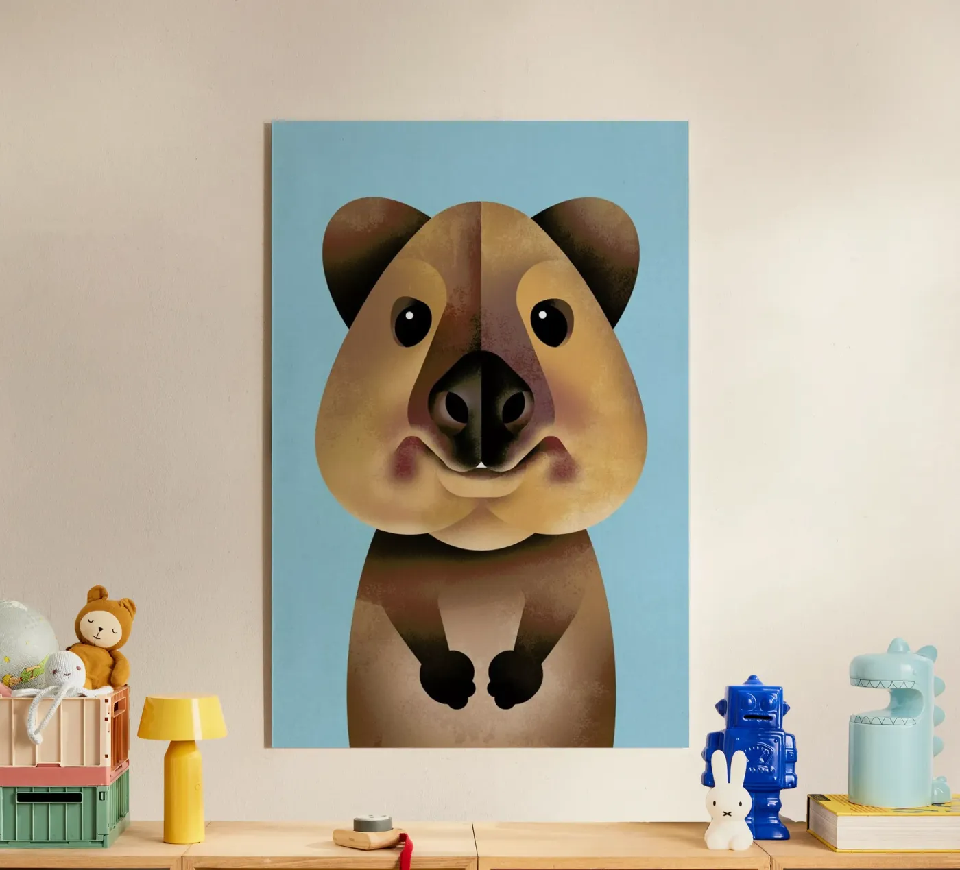 Quokka plexiglass da Dieter Braun