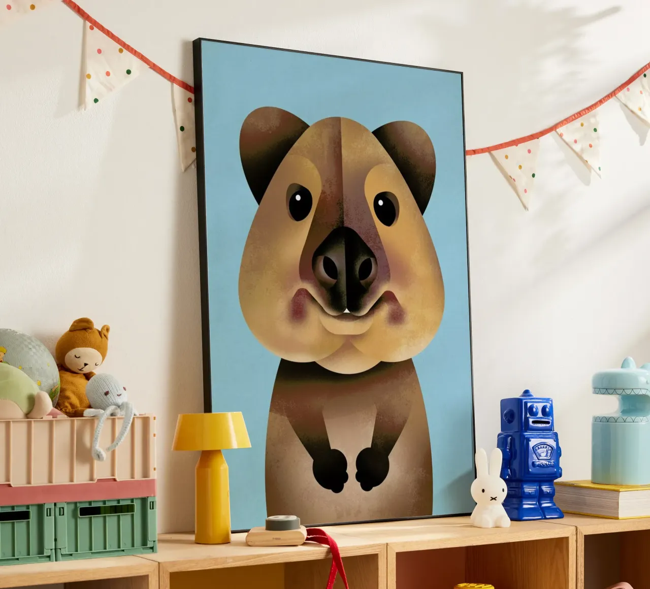 Quokka Alu-Dibond von Dieter Braun