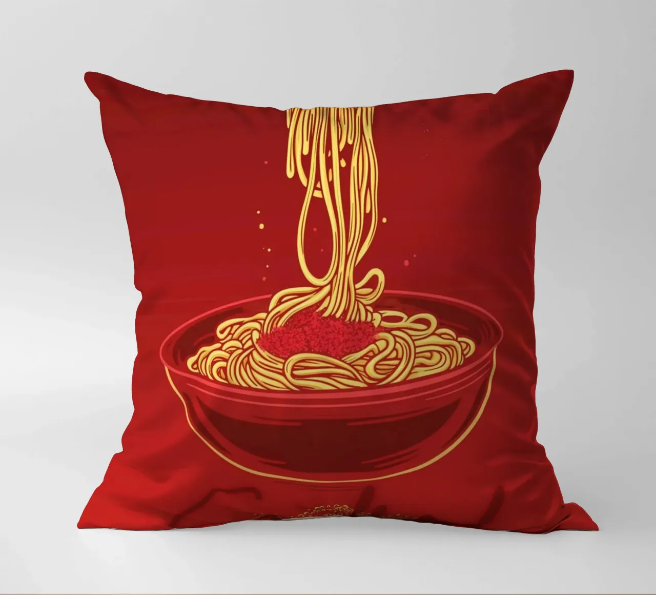 🍝 Italien Soulfood 🇮🇹 decorative cushion by Headless Monkeys