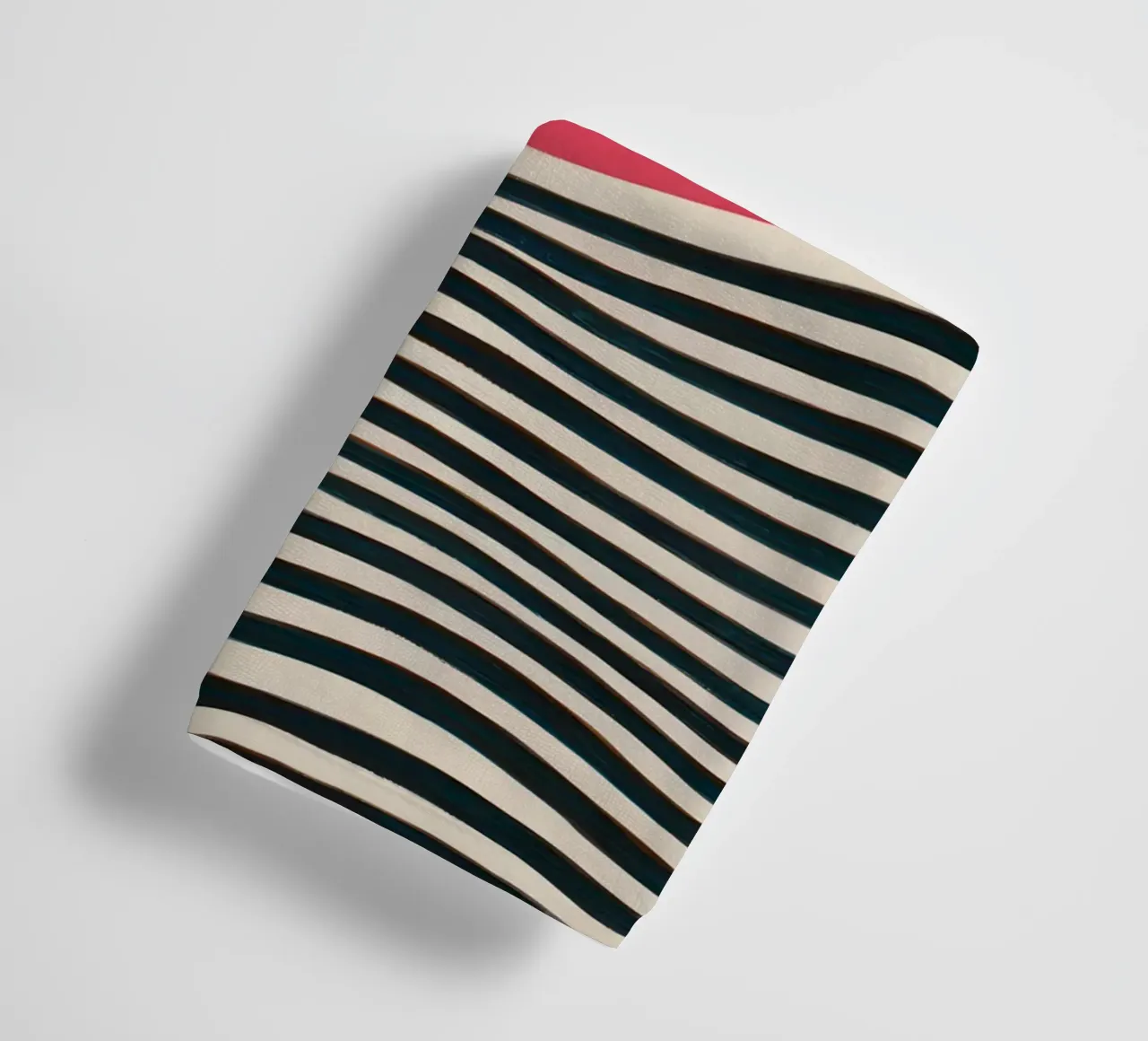 Monochrome Wave Horizon towel by Mossy Pigment