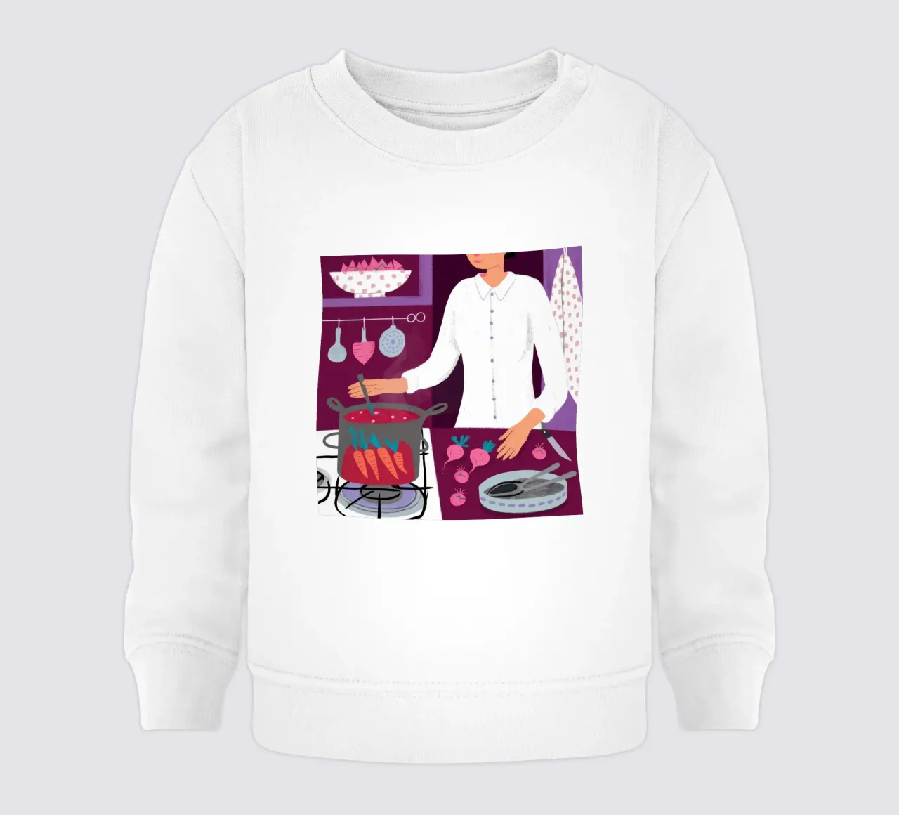 Creazione di una cucina gioiosa felpa neonato da Hollow Years