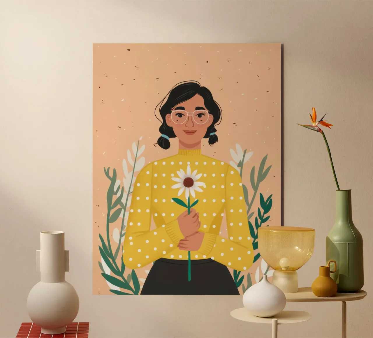 La marguerite à la main panneau forex de Hollow Years