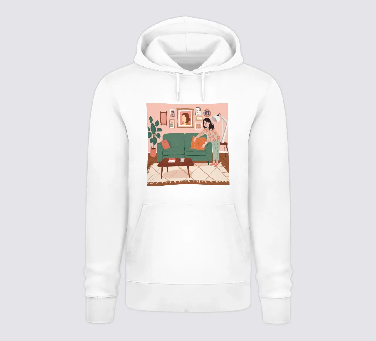 Divano verde Lettura felpa con cappuccio da Hollow Years
