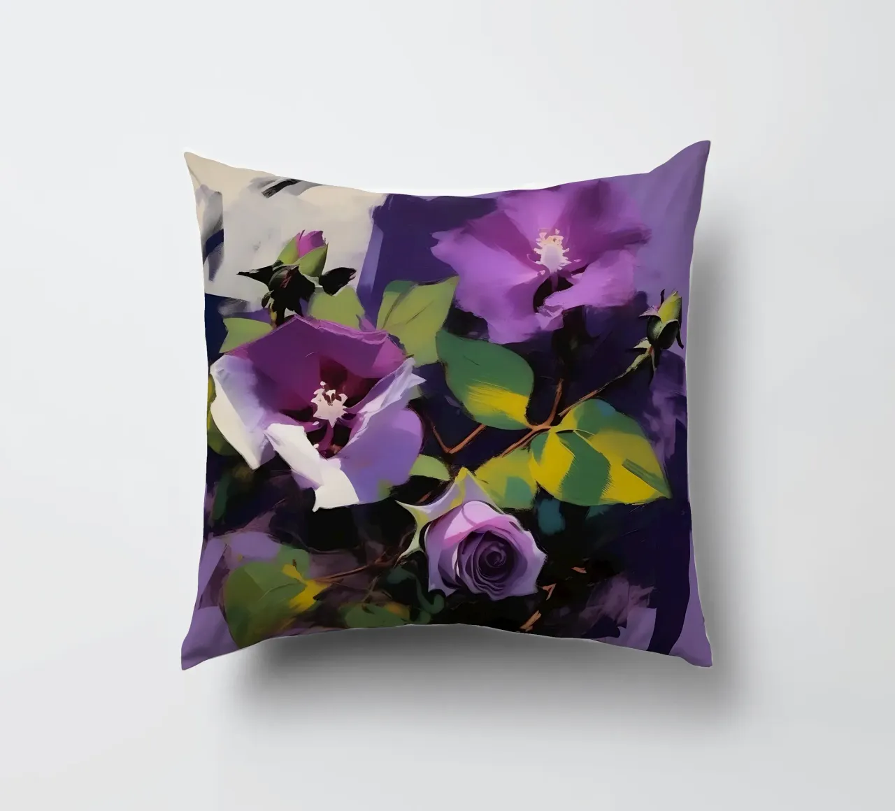 Fiori_viola_1 cuscino da Farb- und Blütenzauber by LK