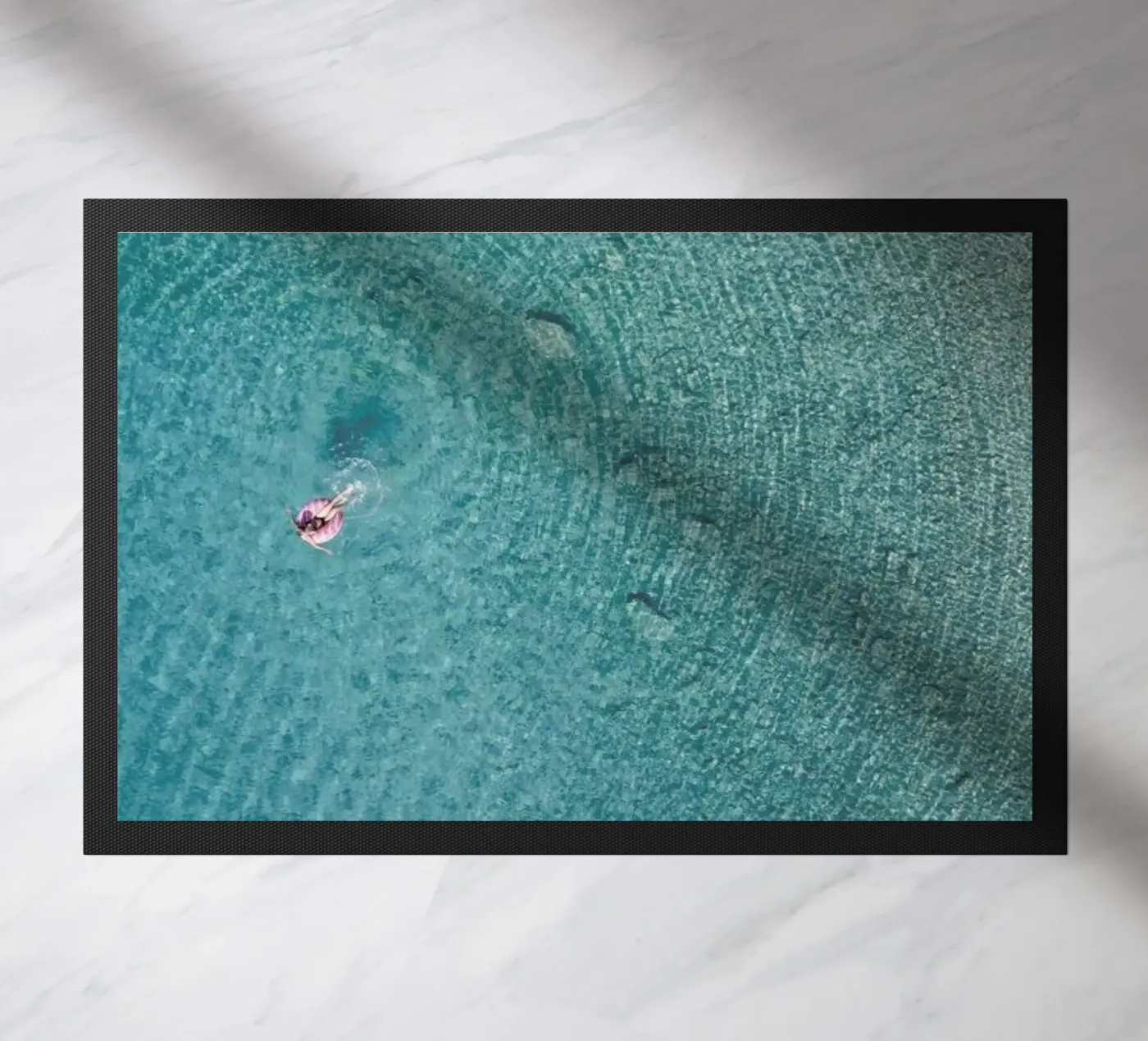 Water Candy doormat by Studio Nahili