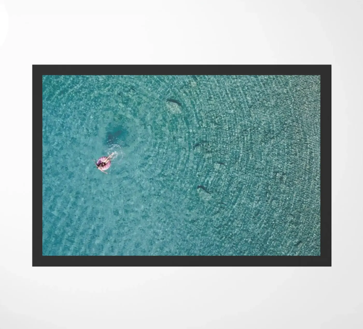 Water Candy doormat by Studio Nahili