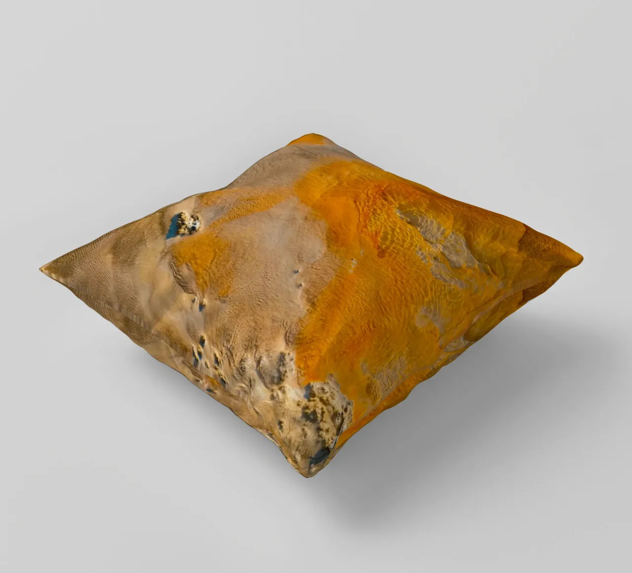 sedimenti arancioni texture dell'acqua cuscino da Earthly Visions