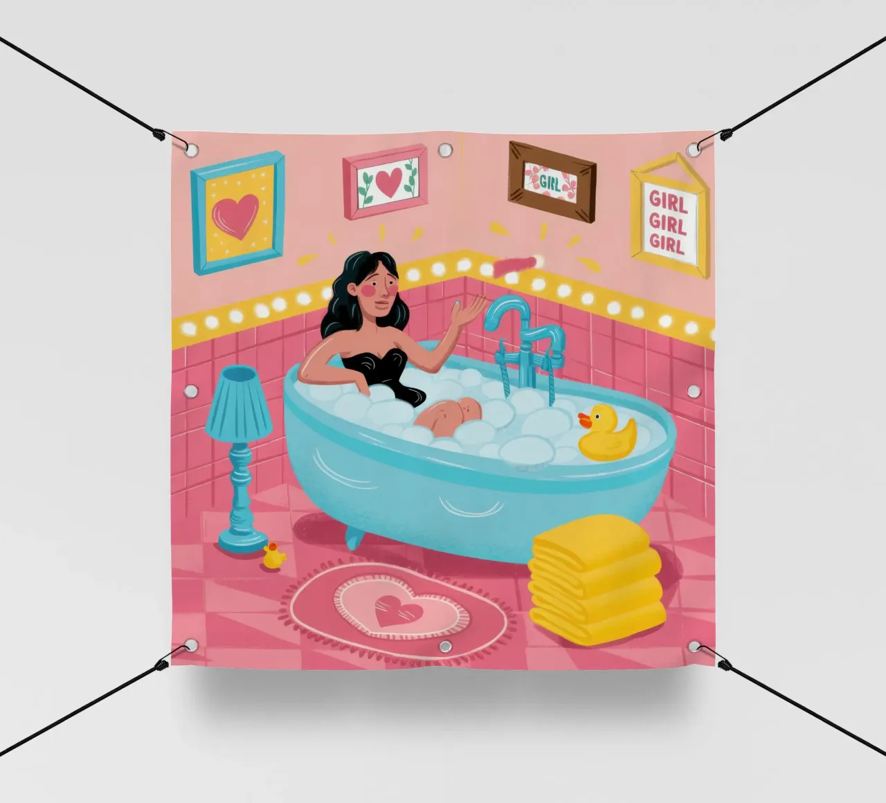 Beatitudine del bagnoschiuma telo in pvc da Hollow Years