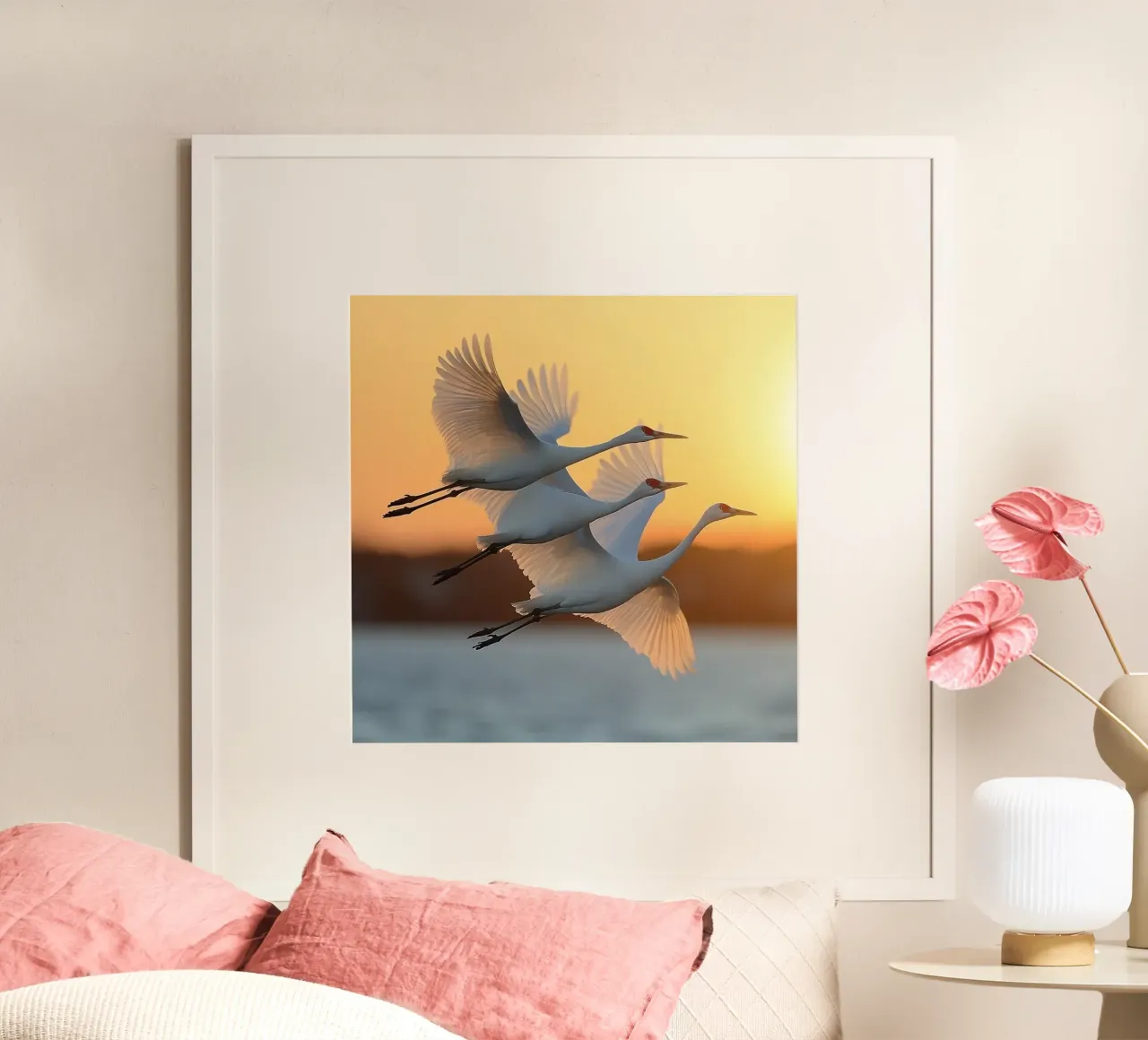 Essenza del Giappone poster con telaio in legno da Wanderlust Vibes