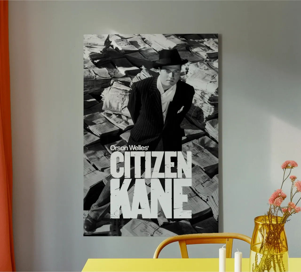 Citizen Kane canvas met Baklijst van NextPixel
