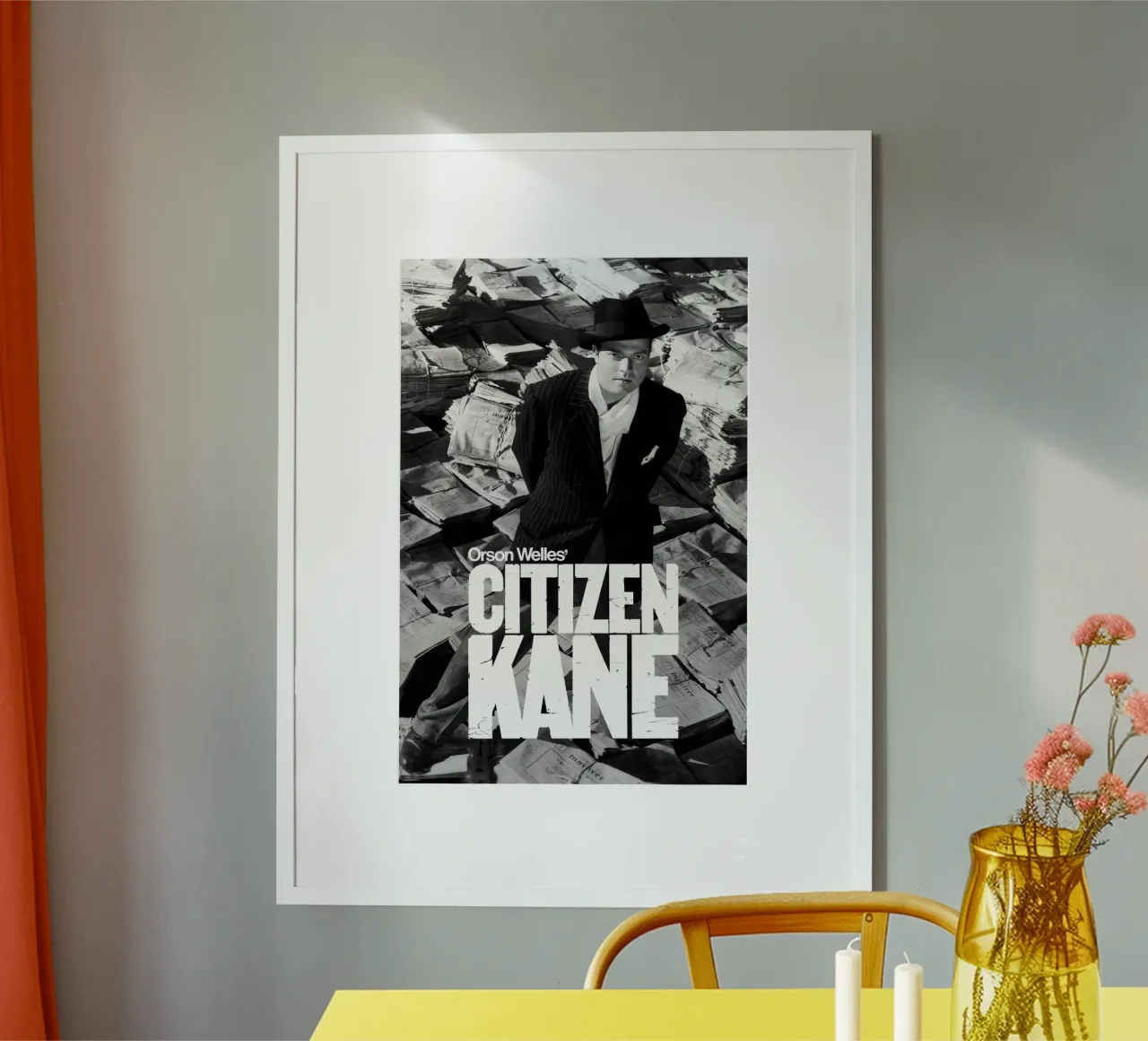 Citizen Kane poster avec cadre en bois de NextPixel