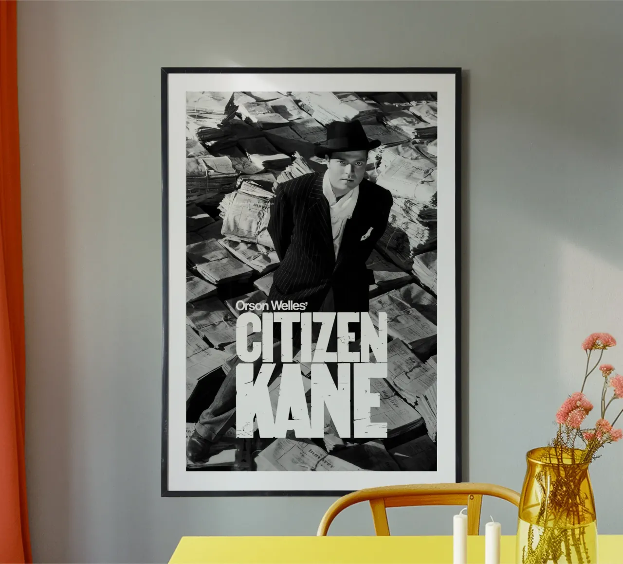 Citizen Kane poster avec cadre en bois de NextPixel