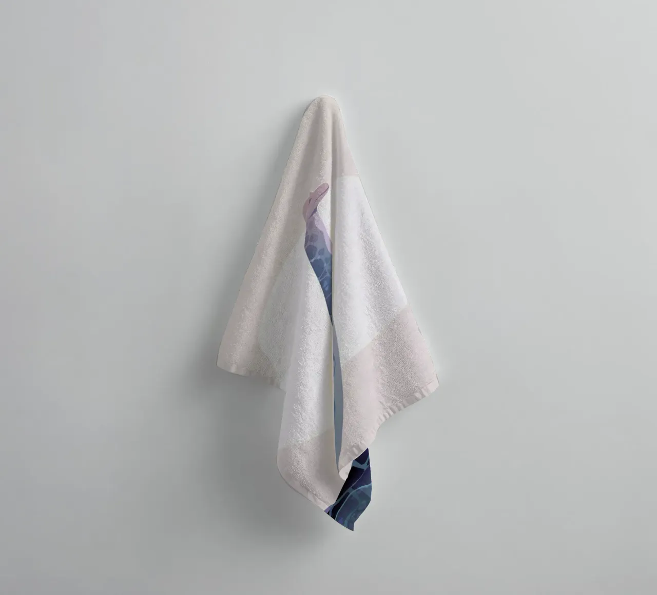 Purple Giant asciugamano da bagno da Little Flourishes