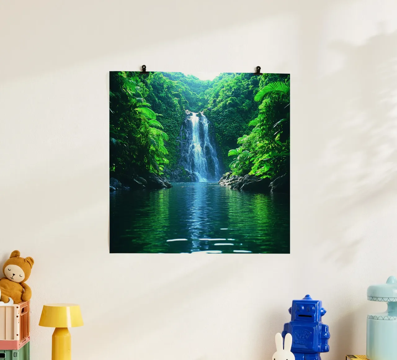 Essenza del Giappone poster con telaio in plastica da Wanderlust Vibes