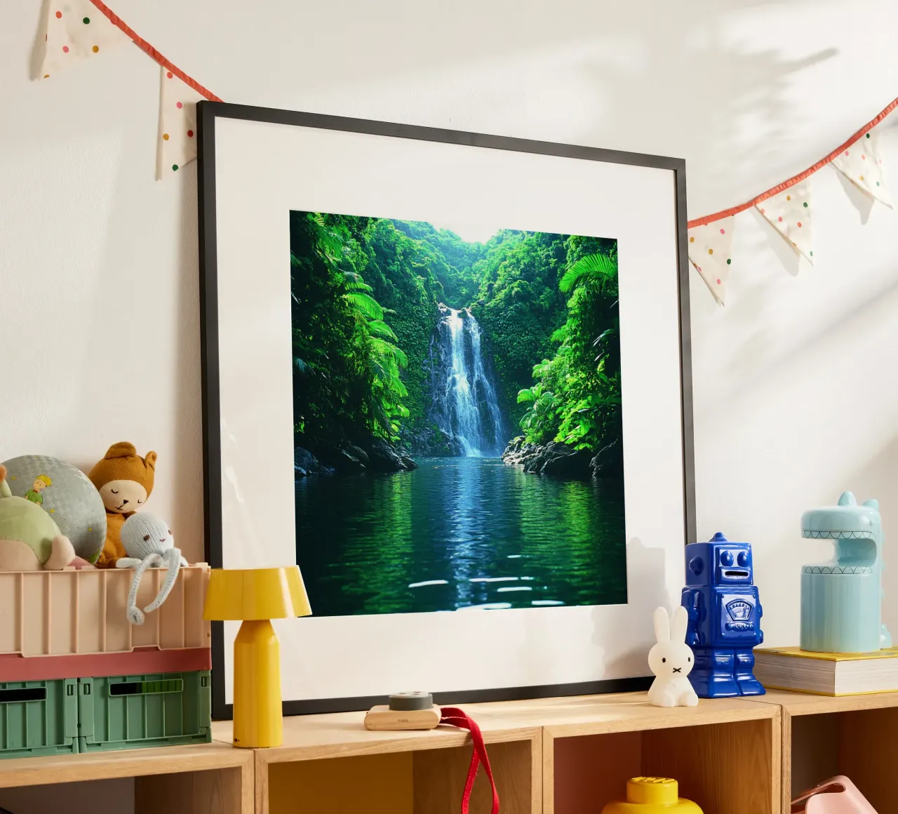 Essenza del Giappone poster con telaio in plastica da Wanderlust Vibes