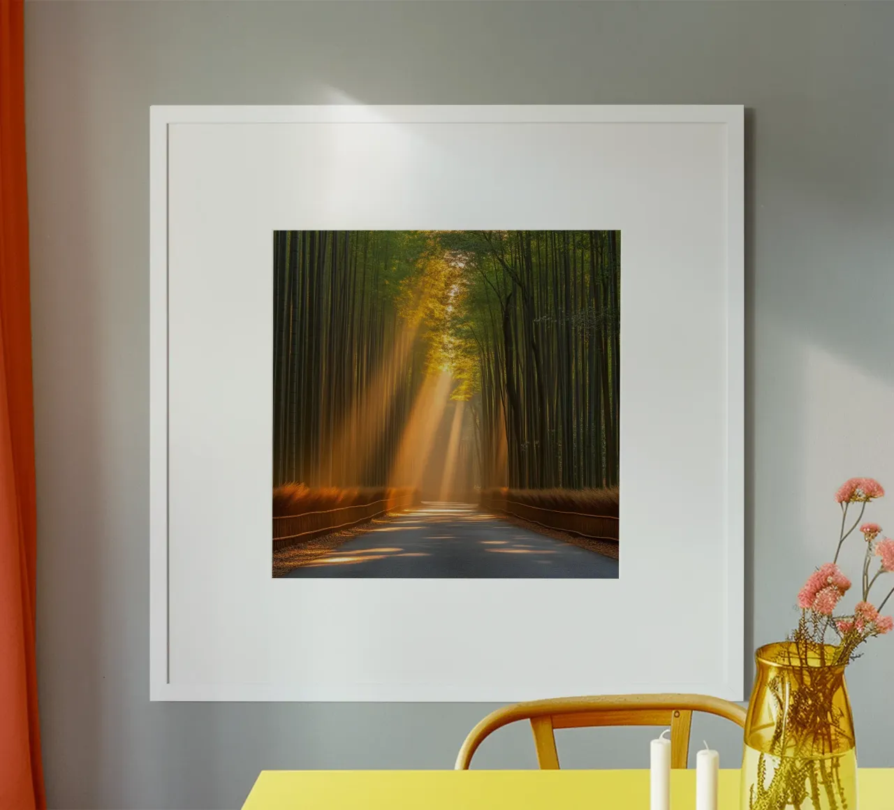 Essenza del Giappone poster con telaio in alluminio da Wanderlust Vibes