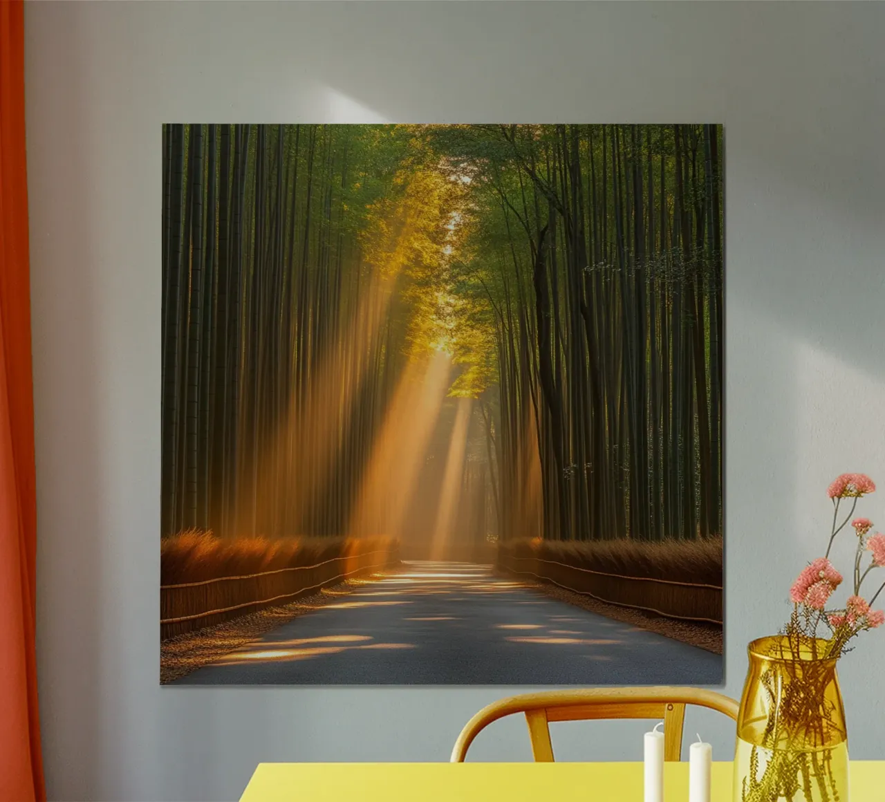 Essenza del Giappone poster con telaio in alluminio da Wanderlust Vibes