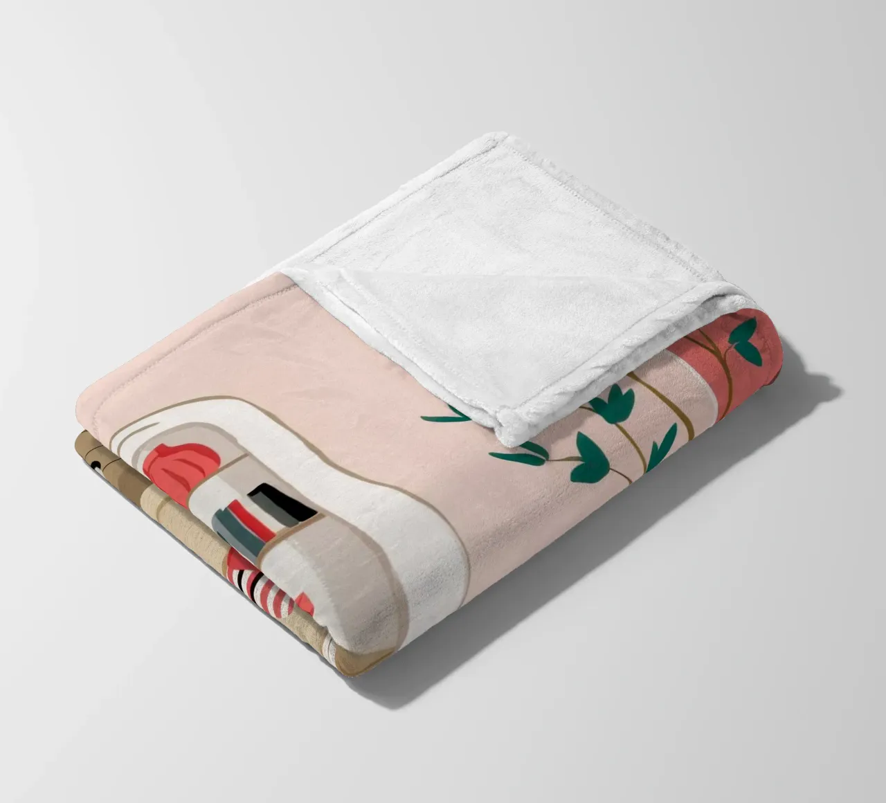 Divano crema Stillness coperta in pile da Hollow Years