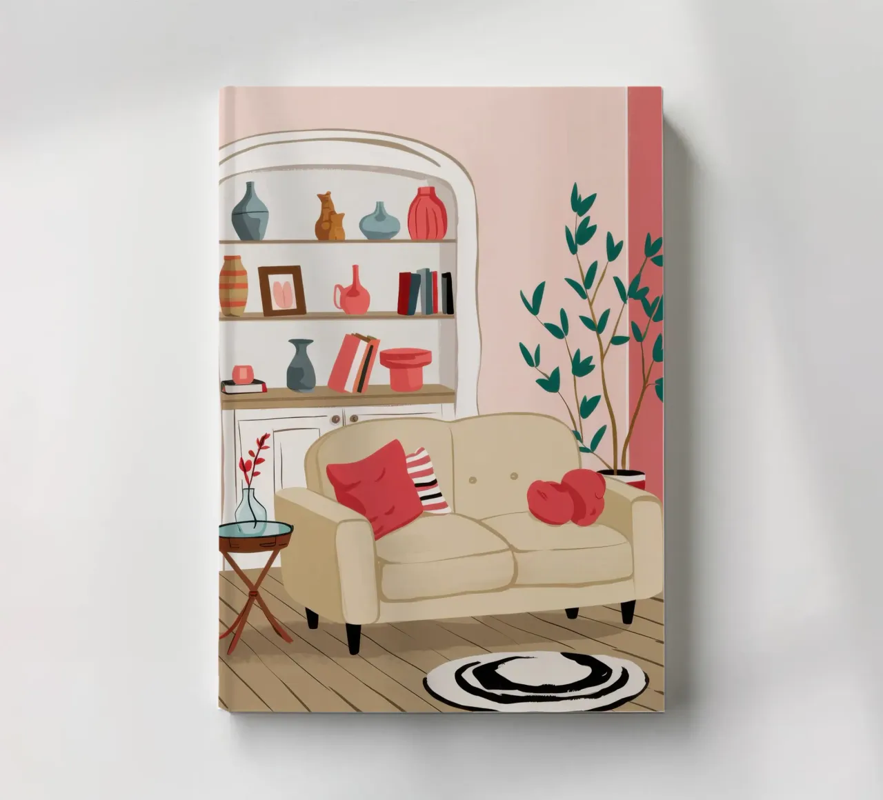 Cream Sofa Stillness notebook by Hollow Years
