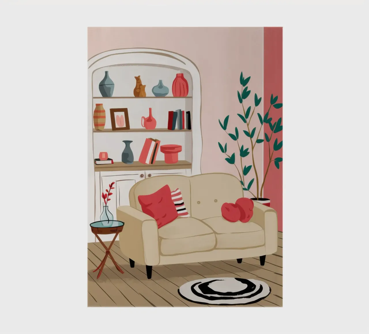 Cream Sofa Stillness notebook by Hollow Years