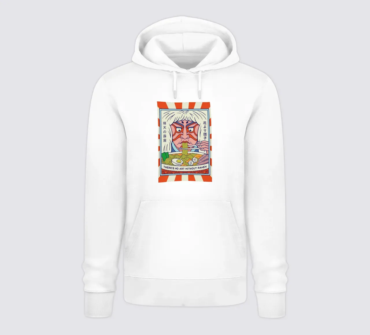 No Ramen No Art felpa con cappuccio da daylight design studio