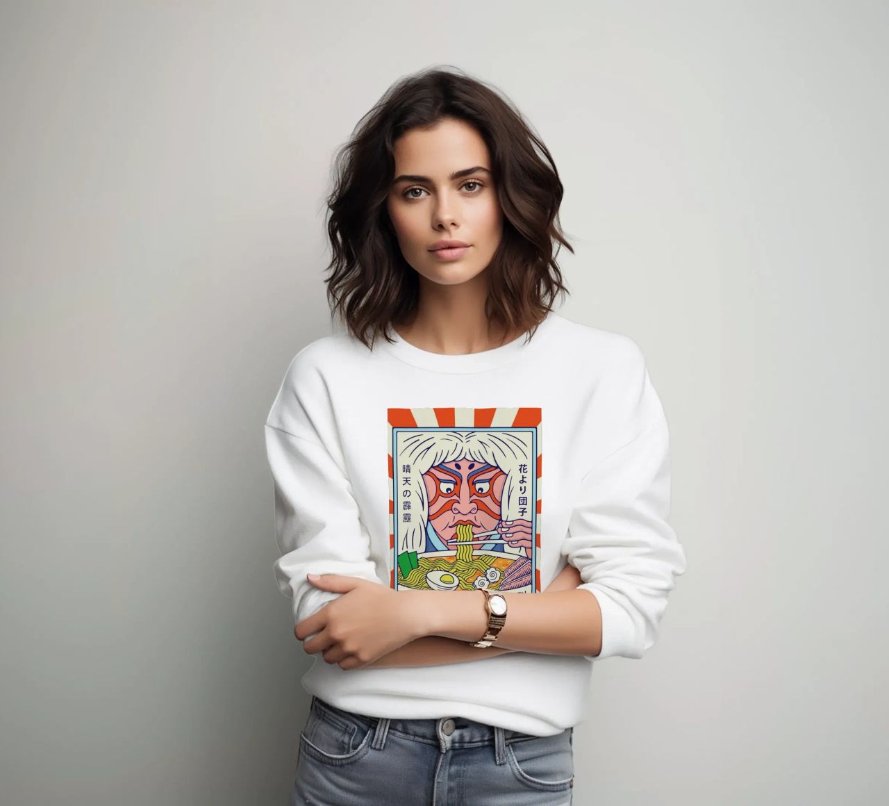 No Ramen No Art sweatshirt by daylight design studio
