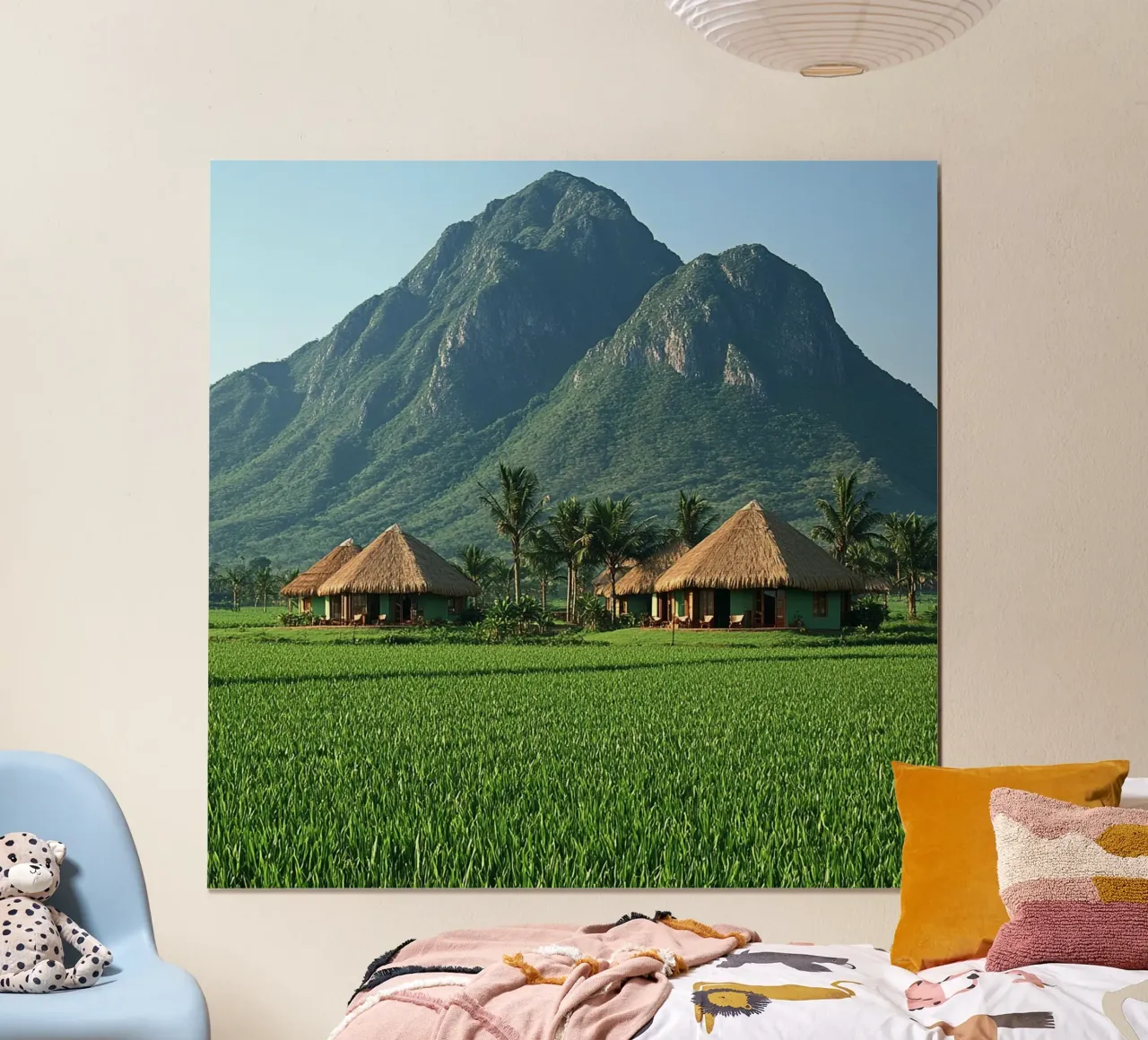 Essenza del Giappone poster con telaio in alluminio da Wanderlust Vibes