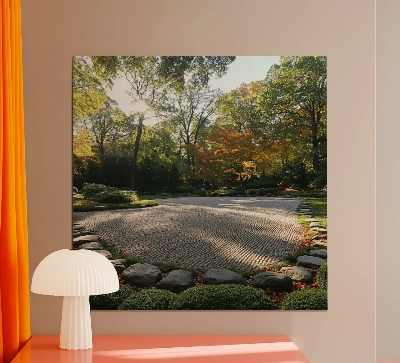 Giappone Essenza poster con telaio in alluminio da Wanderlust Vibes