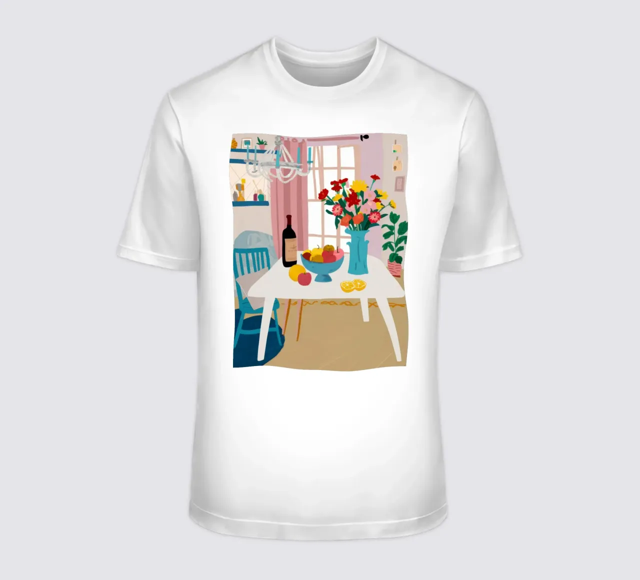 Dinner Table Flowers t-shirt by Hollow Years
