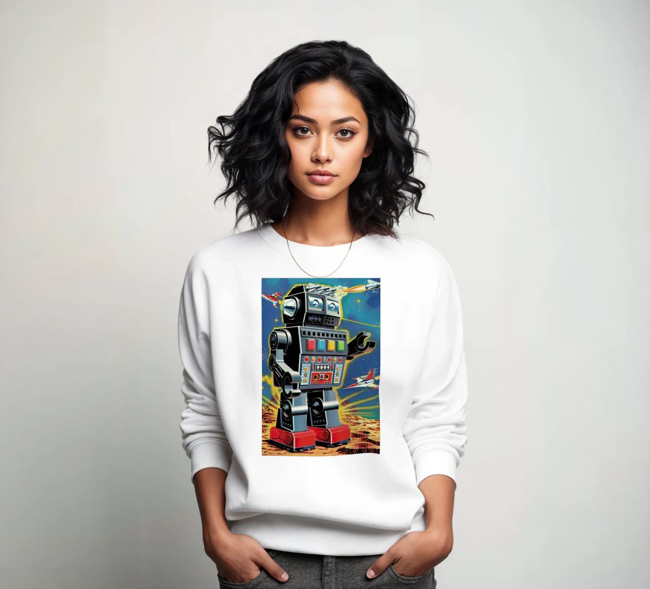 Space Age sweatshirt by daylight design studio