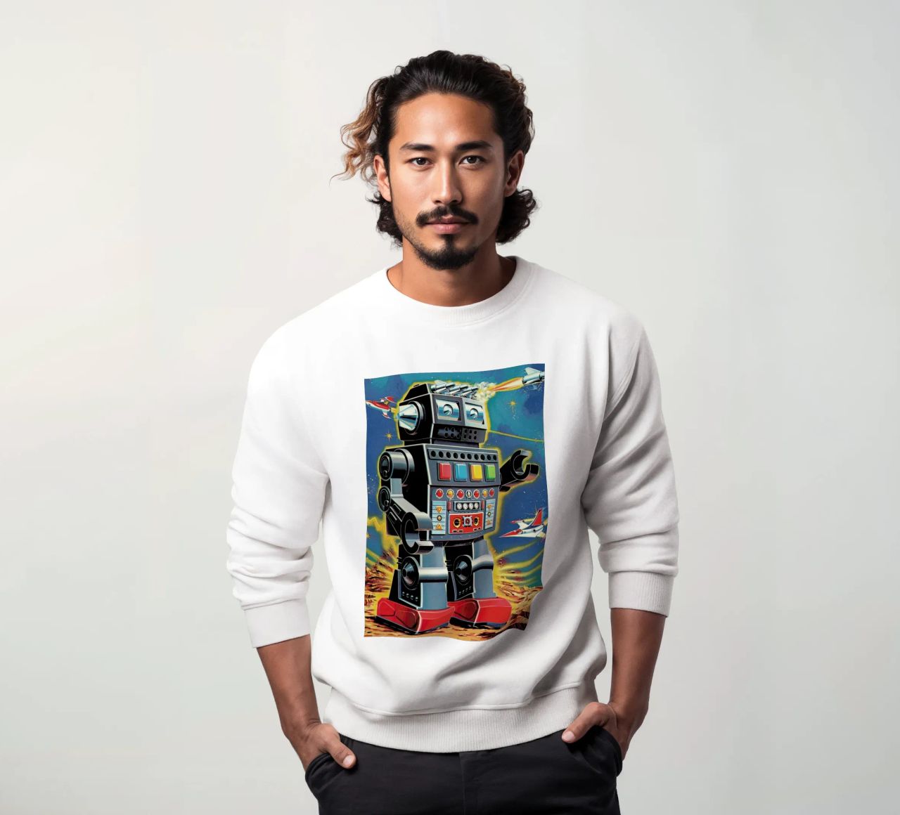 Space Age sweatshirt by daylight design studio