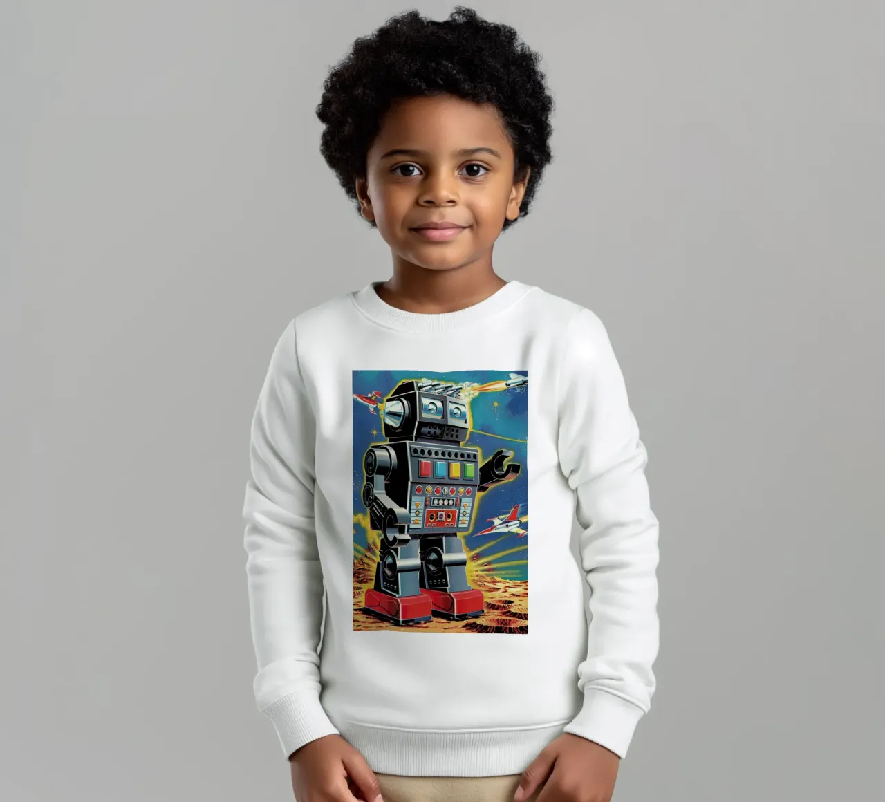 Space Age kinder sweatshirt van daylight design studio