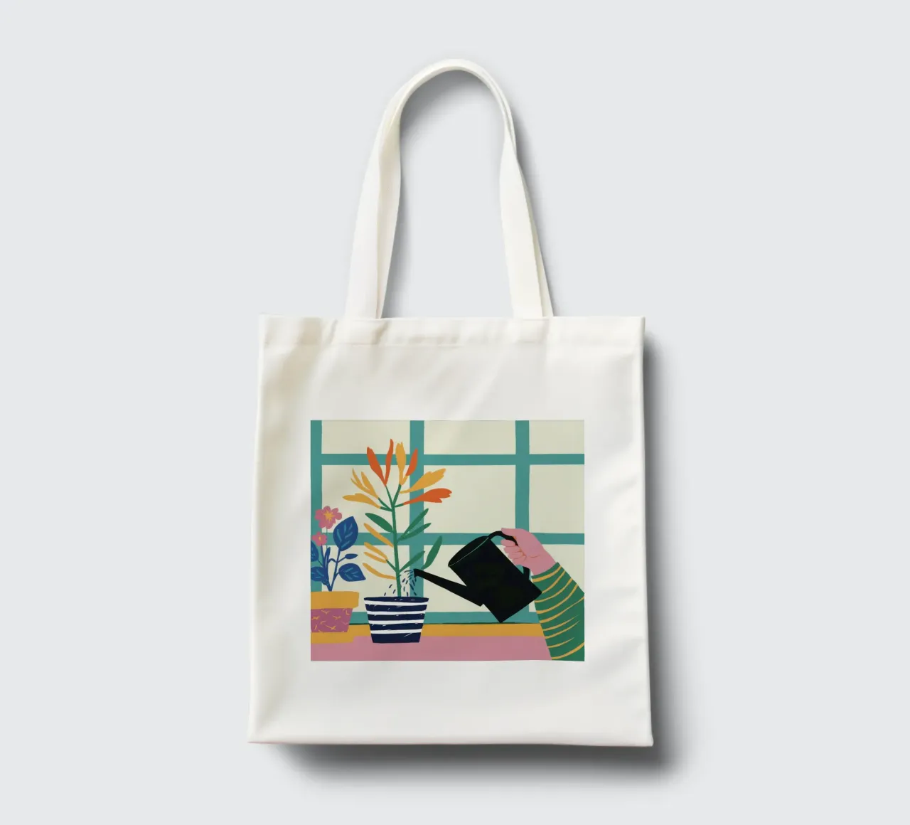 Annaffiare una pianta borsa in juta da Hollow Years
