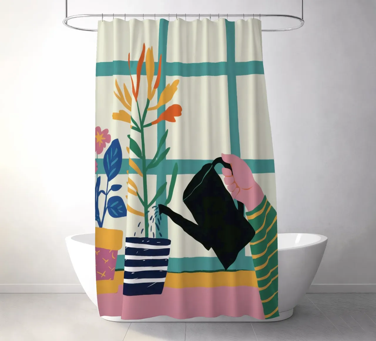 Annaffiare una pianta tenda da doccia da Hollow Years