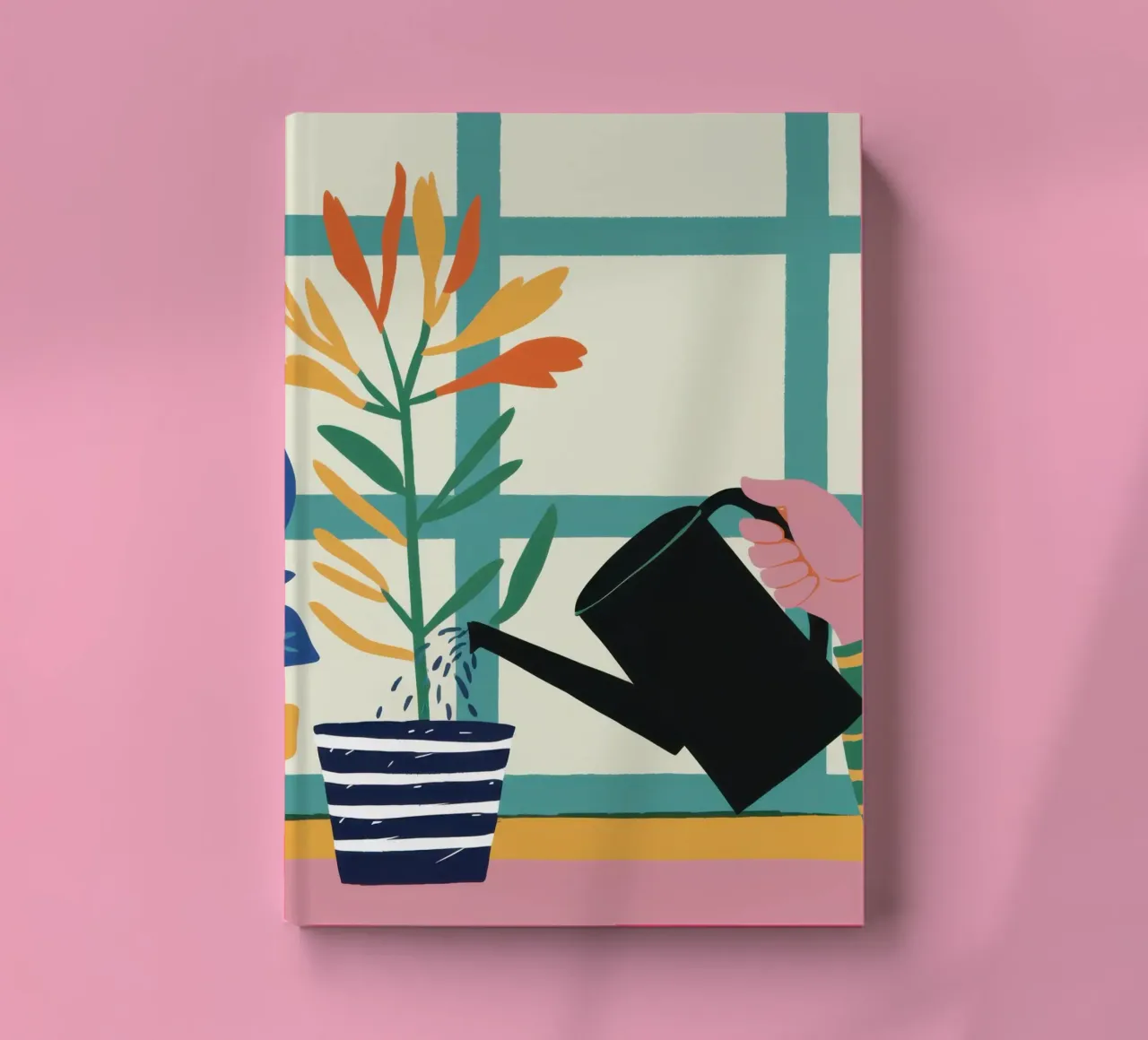 Watering a Plant notebook by Hollow Years
