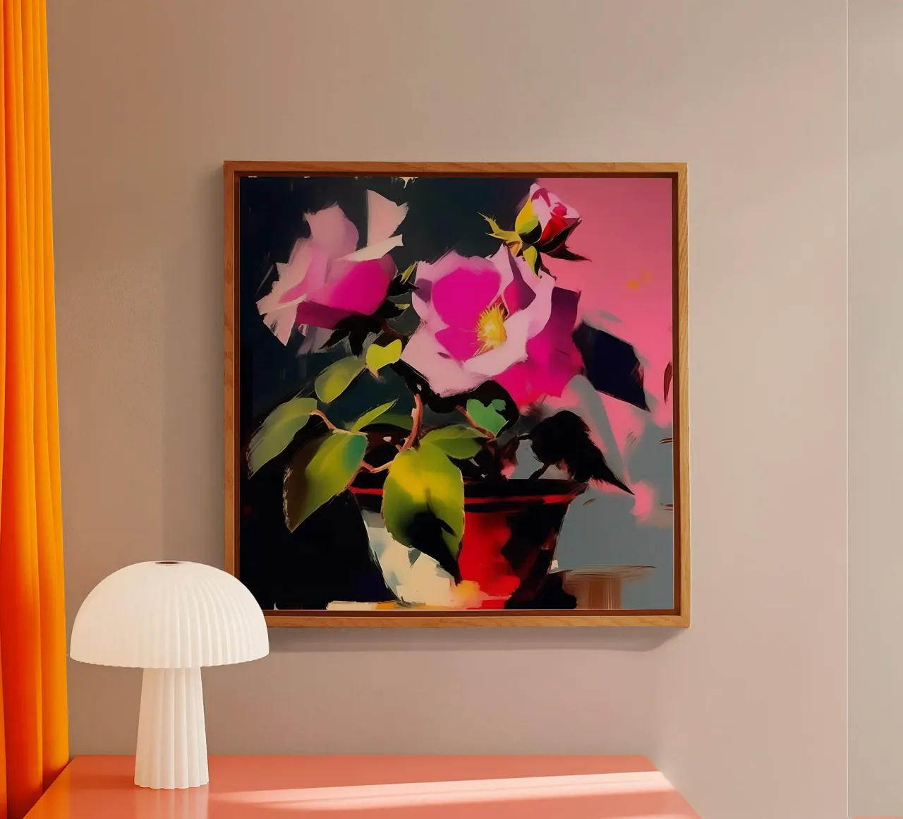 Blumen_rosa_2 plexiglass da Farb- und Blütenzauber by LK